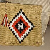 Mi Proyecto del curso: Diseño de patrones en crochet: encuentra tu propio estilo. Accessor, Design, Pattern Design, Fiber Arts, DIY, Crochet, and Textile Design project by arq.lorenamd - 12.01.2021