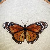 My project in Realistic Embroidery Techniques course. Traditional illustration, and Embroider project by joey.swadling - 12.01.2021