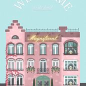 'Magnificent' hotel. Traditional illustration project by Desiree Su - 12.01.2021