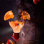 Mon projet du cours : Photomontage magique sur Photoshop : créez des métaphores visuelles  . Un progetto di Postproduzione fotografica, Ritocco fotografico, Fotografia digitale, Composizione fotografica e Fotomontaggio di Yvelise BALLU - 01.12.2021