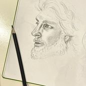 My project in Portrait Sketchbooking: Explore the Human Face course. Een project van  Schetsen,  Tekening,  Portrettekening,  Artistieke tekening y Sketchbook van Sam Biddle - 01.12.2021