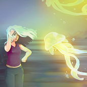 Meu projeto do curso: Pintura digital de personagens: crie cenas mágicas. Traditional illustration, Character Design, Digital Illustration, and Digital Drawing project by Eduardo - 11.28.2021