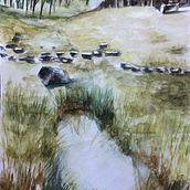 Mi Proyecto del curso: Paisajes naturales en acuarela. Fine Arts, Painting, and Watercolor Painting project by Ninoska Gonzàlez Cova - 12.01.2021