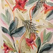 My project in Artistic Floral Watercolor: Connect with Nature course. Traditional illustration, Painting, Watercolor Painting, and Botanical Illustration project by Susan Lichter - 12.01.2021