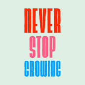 Never Stop Growing. Motion Graphics, Animation, T, pograph, and 3D Animation project by Andy Soydt - 12.01.2021