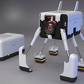 My project in Introduction to Hard Surface Modeling course. 3D, 3D Modeling, and Design project by mykhrom11 - 12.01.2021