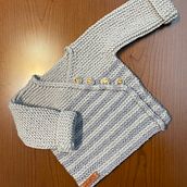 Mi Proyecto del curso: Tejido de punto para prendas infantiles. Un proyecto de Diseño de moda, Tejido y DIY de Nora Espíndola - 03.12.2021