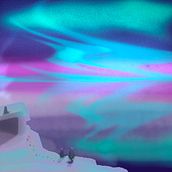 Northern lights adventure. Traditional illustration, Digital Illustration, and Digital Drawing project by Andra M - 12.03.2021