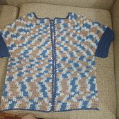 Mi Proyecto del curso:  Top-down: prendas a crochet de una sola pieza. Fashion Design, Fiber Arts, and DIY project by Susy . - 12.04.2021