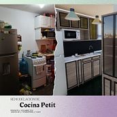 Cocina pequeña y muebles a medida. Een project van Interactief ontwerp, Interieurontwerp,  Interieurdecoratie,  Interieur y Retailontwerp van kdunes89 - 21.11.2021