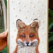 My project in Needle Felting: Fox in the snow. Arts, Crafts, Fiber Arts, and Naturalistic Illustration project by franjavierarod - 12.04.2021
