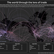 Final Project of Data Visualization and Information Design: The world through the lens of trade. Un proyecto de Diseño de la información e Infografía de Karma Dolma Gurung - 04.12.2021