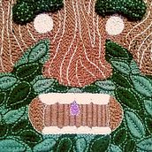 Mi Proyecto del curso: Bordado XL con aguja mágica. Embroider, Decoration, and Punch Needle project by alexandra_serrubio - 09.04.2021