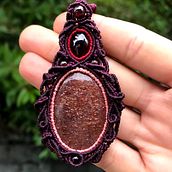 Colar Fogo. Een project van Macramé, Sieradenontwerp y Craft van Cátia Fernandes - 05.12.2021