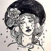 Rainy Day Ink Illustration. Un progetto di Illustrazione tradizionale di Tricia Diaz - 05.12.2021