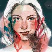 Mi Proyecto del curso: Retrato ilustrado en acuarela . % Sailyn Párica tarafından hazırlanan Geleneksel illüstras, on, Güzel sanatlar, Tablo, Çizim, Sulubo, a Resim, Portre Çizimi, Ve Sanatsal Çizim projesi - 12.05.2021