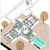 My project in Digital Illustration of Architectural Projects course. Un proyecto de Arquitectura, Paisajismo, Ilustración digital, Arquitectura digital e Ilustración arquitectónica de mahdieh.mfarahani - 05.12.2021
