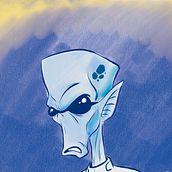 Spiff - the alien agent. Un progetto di Illustrazione tradizionale e Animazione di Alexandre Barreto - 05.12.2021