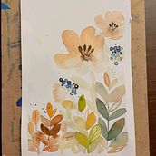 My project in Artistic Floral Watercolor: Connect with Nature course. Projekt z dziedziny Trad, c, jna ilustracja,  Malarstwo, Malowanie akwarelą, R i sunek botaniczn użytkownika lynamj - 05.12.2021