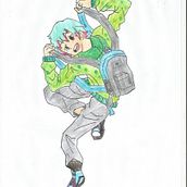MI PROYECTO DE ''MANGA DESDE CERO''NOMBRE DEL PERSONAJE: KUTEDO. Traditional illustration, Character Design, Pencil Drawing, Drawing, Manga, and Comic project by eduleon - 12.05.2021