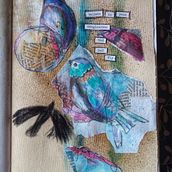 Junk journal pages. Un projet de Artisanat, Collage, Papercraft , et Créativité de Anna Koczela - 05.12.2021