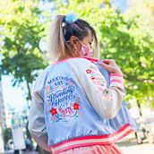 Making Art, Breaking Hearts satin bomber jacket . % Alice tarafından hazırlanan Geleneksel illüstras, on, Harfler, Nakış, Ve Fotoğrafçılık projesi - 12.05.2021