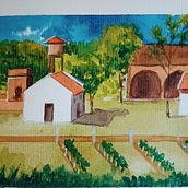 Meu projeto do curso: Caderno de viagem em aquarela. Un proyecto de Ilustración tradicional, Pintura a la acuarela, Ilustración arquitectónica y Sketchbook de eros.viggiano - 05.12.2021