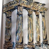 Mein Kursprojekt: Architektonische Zeichnung mit Aquarell und Tinte. Sketching, Drawing, Watercolor Painting, Architectural Illustration, Sketchbook & Ink Illustration project by alexander_besheimer - 12.05.2021