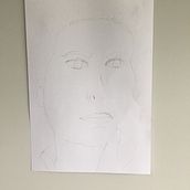 Soft pastel portrait. Design project by Maggie Rudd - 12.06.2021