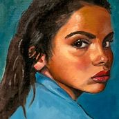 My project in Expressive Oil Portraiture: Explore the Alla Prima Technique course. Un proyecto de Bellas Artes, Pintura y Pintura al óleo de lizzie_harwood3 - 06.12.2021