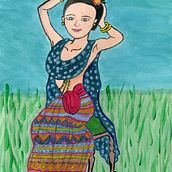 Lady of the North thailand. Un proyecto de Diseño, Ilustración tradicional, Cine, vídeo, televisión, Diseño de complementos y Dirección de arte de Noppoch Kantakalang - 06.12.2021