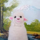 Mi Proyecto del curso: Creación de animales con needle felting. Design de personagens, Artesanato, Design de brinquedos, Criatividade, e Tecido projeto de Katherinne Rojas Zuñiga - 07.12.2021