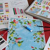 Mon projet du cours : Couleur et aquarelle : découvrez votre personnalité chromatique. Traditional illustration, Fine Arts, Painting, Watercolor Painting, and Color Theor project by Hélène Hélène Castonguay - 12.05.2021