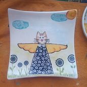 Mi Proyecto del curso: Esmaltado en cerámica para principiantes. Un progetto di Belle arti di Pamela Aguila Moya - 06.12.2021
