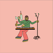Shiva Handyman. Un proyecto de Ilustración tradicional de Alesia - 06.12.2021