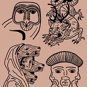 1st Etching Designs . Tattoo Design project by Mark King - 12.02.2021