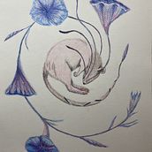My project in Surrealist Illustration Inspired by Nature course. Projekt z dziedziny Trad, c, jna ilustracja, R, sunek ołówkiem,  R, sunek,  R, sunek art, st, czn, Ilustracja naturalist i czna użytkownika Olga Eliseeva - 29.11.2021
