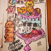Il mio progetto del corso: Illustrazione kawaii: crea personaggi adorabili . Un proyecto de Ilustración tradicional, Diseño de personajes y Manga de giacoma.velardita - 06.12.2021
