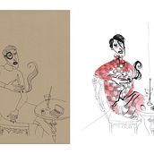 Mon projet du cours : Techniques d’illustration pour débloquer votre créativité. Design, Traditional illustration, Fine Arts, Painting, Creativit, Creating with Kids, and Sketchbook project by Elsa Laborde - 12.06.2021
