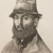 My project in Realistic Portrait with Graphite Pencil course. Traditional illustration, Fine Arts, Sketching, Pencil Drawing, Drawing, Portrait Drawing, Realistic Drawing, Artistic Drawing, and Figure Drawing project by Chris Scanlan - 12.07.2021