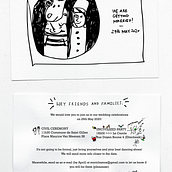 Wedding party that never happened. Un proyecto de Ilustración tradicional y Diseño gráfico de Francesca Bragagnolo - 07.12.2021