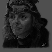 #1 intento de dibujo en digital  . % Luisa Canzoneri tarafından hazırlanan Geleneksel illüstras, on, Güzel sanatlar, Gerçekçi Çizim, Çizim, Portre Çizimi, Ve Şekil Çizimi projesi - 12.01.2021