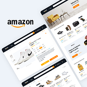 Amazon | Redesign. UX / UI, Design, Br, ing, Identit, Interactive Design, Product Design, Mobile Design, Mobile Marketing, and E-commerce project by Belén del Olmo - 12.07.2021