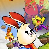 Rocky Jump. Traditional illustration, Concept Art, Design, Game Design, Video Games, Game Development, and 2D Animation project by Rafael Bezerra - 09.20.2021