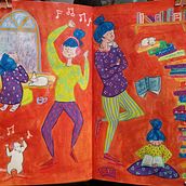My person. Traditional illustration, Character Design, Drawing, and Sketchbook project by Dehaerne Deborah - 12.07.2021