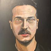 My first oil portrait. Un proyecto de Diseño y Pintura al óleo de Freddy Ospina - 07.12.2021