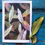 Mi Proyecto del curso: Hojas al viento Técnicas de acuarela en negativo para ilustración botánica. Traditional illustration, Watercolor Painting, and Botanical Illustration project by Gabriela Cano - 12.07.2021