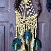 Mi Proyecto del curso: Macramé: nudos básicos y complejos. Accessor, Design, Interior Design, and Macramé project by mabyzu - 12.07.2021