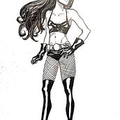 Mi Proyecto del curso: Diseño de personajes femeninos para cómics. Een project van Ontwerp van personages, Stripboek y  Tekening van Sebastian Asmat - 07.12.2021