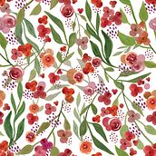 My project in Reasons to Repeat course. Traditional illustration, Pattern Design, Watercolor Painting, and Printing project by Paula Bouffard - 12.06.2021